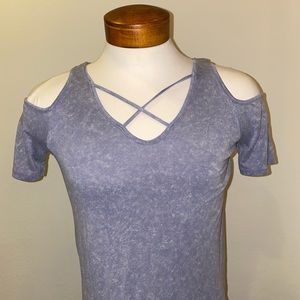 Cold shoulder t-shirt